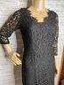 St. John Solid Black Cocktail Dress Size 4 - photo 4