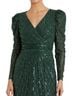 Mac Duggal 100% Polyester Green Cocktail Dress Size 2 - photo 4