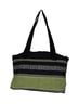 Unlabeled 100% Cotton Aztec Or Tribal Print Black Green Tote One size - photo 2