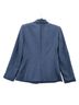 Suit Studio 100% Polyester Houndstooth Blue Blazer Size 6 - photo 2