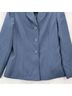 Suit Studio 100% Polyester Houndstooth Blue Blazer Size 6 - photo 4