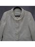 Banana Republic 100% Cotton 100% Acetate Camo White Ivory Blazer Size 10 - photo 3