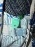 Farm Floral Blue White Green Multi Color Romper Size S - photo 5