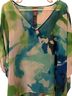 Chico's 100% Polyester Print Multi Color Kimono Size L - photo 1