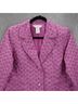Susan Graver 100% Cotton 100% Polyester 100% Rayon Floral Purple Blazer Size S - photo 3