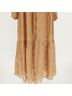 DÔEN 100% Viscose 100% Silk Floral Tan Casual Dress Size S - photo 9