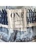 One Teaspoon 100% Cotton Blue Denim Shorts Size XL - photo 4