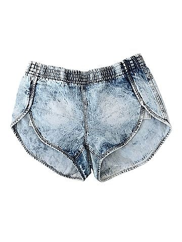 One Teaspoon Runner Elasticated Denim Shorts (view 1)