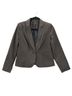 Worthington 86% Polyester 33% Rayon 2% Spandex 100% Polyester Stripes Brown Blazer Size S - photo 1