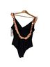 Cupshe Solid Black Pink One Piece Swimsuit Size L - photo 2