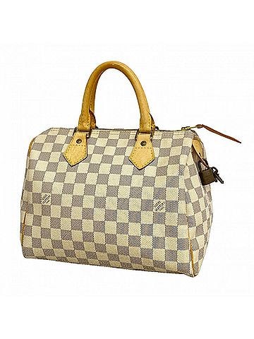 Louis Vuitton Louis Vuitton Damier Azur Speedy 25 Handbag N41371 White Women's (view 1)