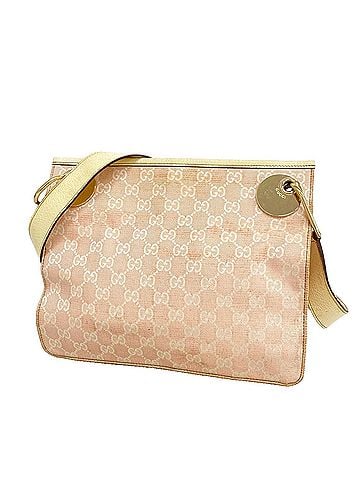 Gucci Gucci GG Canvas Shoulder Bag 120841 Pink White Women's (view 1)