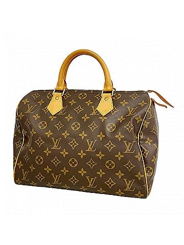 Louis Vuitton Louis Vuitton Monogram Speedy 30 Handbag M41108 Brown Women's (view 1)