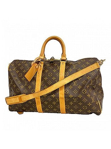 Louis Vuitton Louis Vuitton Bags - Boston Monogram Keepall Bandoulière 45 M41418 Brown Men's & Women's (view 1)