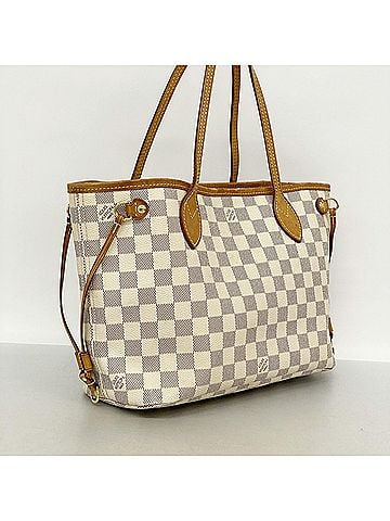 Louis Vuitton Louis Vuitton Damier Azur Neverfull PM Tote Bag N51110 White Women's (view 2)