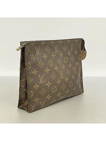 Louis Vuitton Louis Vuitton Monogram Pochette Toilette 26 M47542 Brown Women's Bag/Pouch (view 2)