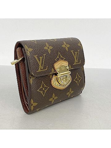 Louis Vuitton Louis Vuitton Tri-fold Wallet Monogram Portefeuille Joy M60211 Brown Women's (view 2)