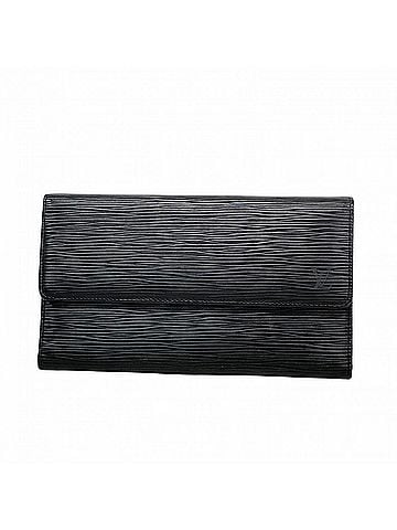 Louis Vuitton Louis Vuitton Tri-fold Long Wallet, Epi Leather, Portefeuille International, M63382, Noir (Women's) (view 1)