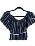 Lulus 100% Rayon 100% Polyester Print Blue White Romper Size M - photo 4