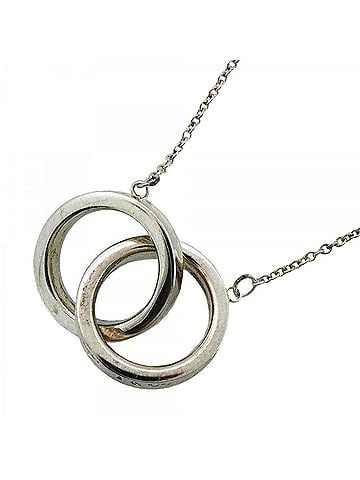 Tiffany & Co. Tiffany & Co. Interlocking Necklace 1837, Sterling Silver 925, Women's (view 1)