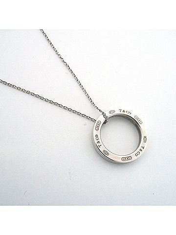 Tiffany & Co. Tiffany & Co. Necklace 1837 Circle Sterling Silver 925 Women's (view 2)