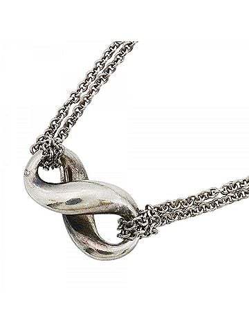 Tiffany & Co. Tiffany & Co. Infinity Double Chain Necklace, Sterling Silver 925, Women's (view 1)
