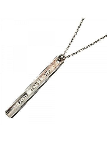 Tiffany & Co. Tiffany & Co. 1837 Narrow Bar Necklace, Sterling Silver 925, Women's (view 1)