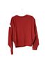 Antonio Melani Chevron-herringbone Red Burgundy Sweatshirt Size XL - photo 2