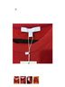 Antonio Melani Chevron-herringbone Red Burgundy Sweatshirt Size XL - photo 3