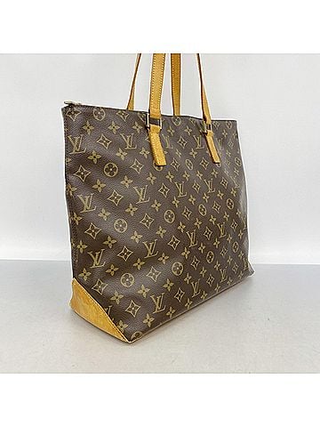 Louis Vuitton Louis Vuitton Monogram Cabas Mezzo Tote Bag M51151 Brown Women's (view 2)