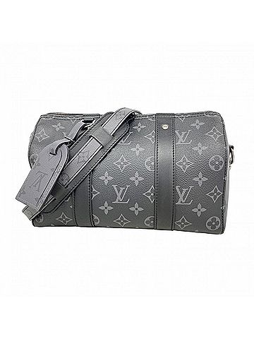 Louis Vuitton Louis Vuitton Monogram Eclipse City Keepall Shoulder Bag M45936 Black Grey Men's (view 1)