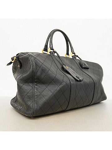 Chanel Chanel Bag - Boston Bicolore Lambskin Black Men's & Women's OP004335 (view 2)