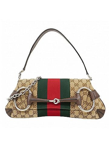 Gucci Gucci Shoulder Bag GG Canvas Sherry Line Horsebit 764255 Brown Women's OP004032 (view 1)