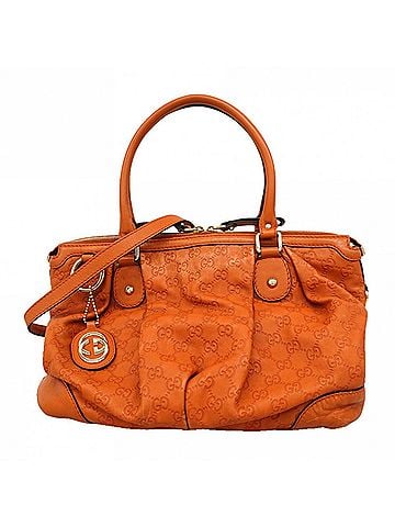 Gucci Gucci Tote Bag, Guccissima 285730, Leather, Orange Champagne, 2-way Bag for Women, OP002713 (view 1)