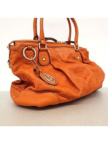 Gucci Gucci Tote Bag, Guccissima 285730, Leather, Orange Champagne, 2-way Bag for Women, OP002713 (view 2)