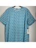 Tuckernuck 100% Polyester Graphic Blue White Casual Dress Size XXL - photo 4