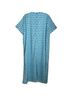 Tuckernuck 100% Polyester Graphic Blue White Casual Dress Size XXL - photo 2