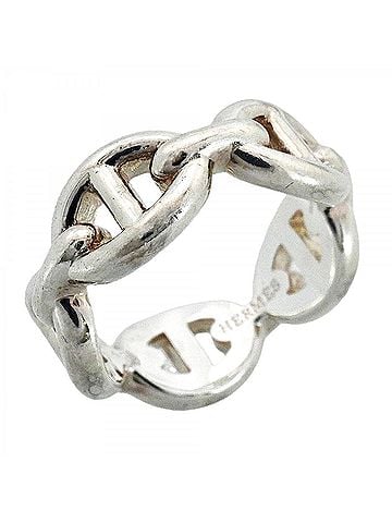 Hermès Hermes Enchainée Chaine d'Ancre Ring, Sterling Silver 925, Women's (view 1)