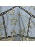 Self-Portrait Floral Gray Gold Blue Cocktail Dress Size 2 - photo 7