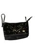 Myra Bag 100% Leather Animal Print Black Gold Leather Clutch One size - photo 2