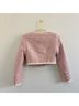 Hill House 37% Cotton 26% Tencel 35% Polyester 2% Metallic Fiber 100% Polyester Tweed Pink White Jacket Size XXS - photo 7