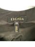 Escada 65% Polyester 28% Silk 7% Viscose 100% Cupro Black Gold Cocktail Dress Size 10 - photo 3