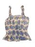 Draper James Floral Blue Green Tank Top Size S - photo 2