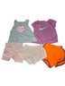Nike Pink Orange Purple Blue Athletic Shorts Size 18 - photo 1