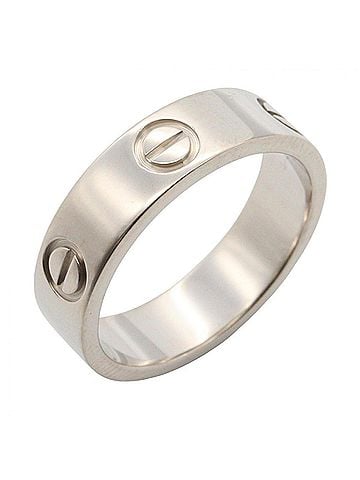 Cartier Cartier Love Ring, 18K White Gold (18KWG), Silver Tone, B4084700 (Men's/Women's) (view 1)