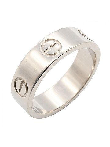 Cartier Cartier Love Ring, 18K White Gold (18KWG), Silver Tone, B4084700 (Men's/Women's) (view 1)