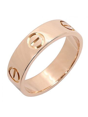 Cartier Cartier Love Ring, 18K Pink Gold (PG), Women's, Tone, B4084800 (view 1)