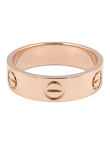 Cartier Cartier Love Ring, 18K Pink Gold (PG), Women's, Tone, B4084800 (view 2)