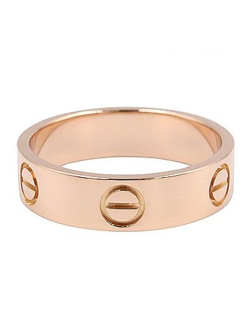 Cartier Cartier Love Ring, 18K Pink Gold (PG), Women's, Tone, B4084800 (view 2)
