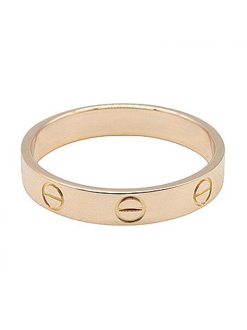 Cartier Cartier Love Ring, 18K Pink Gold (PG), Men's/Women's, Tone, B4085000 (view 2)